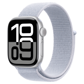Apple Watch Series 10 GPS 42mm Viền nhôm Dây vải Bạc