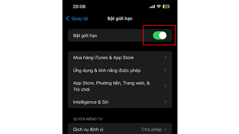 Cách ẩn iCloud trên iPhone 4