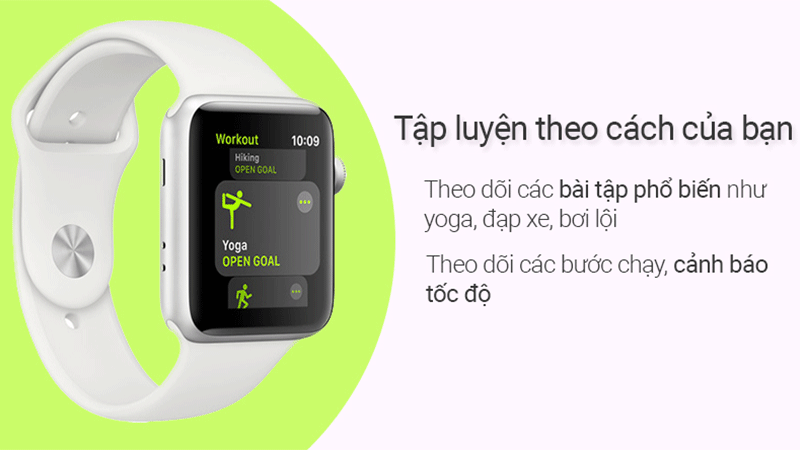 Apple Watch Series 3 42mm theo doi tap luyen