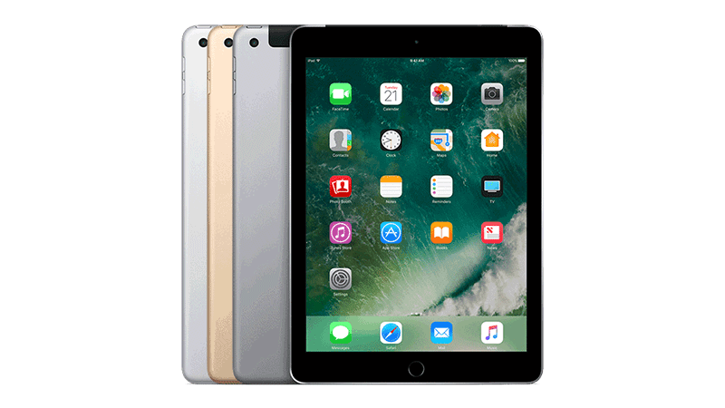 ipad Gen 5 thiết kế nhiều màu sắc