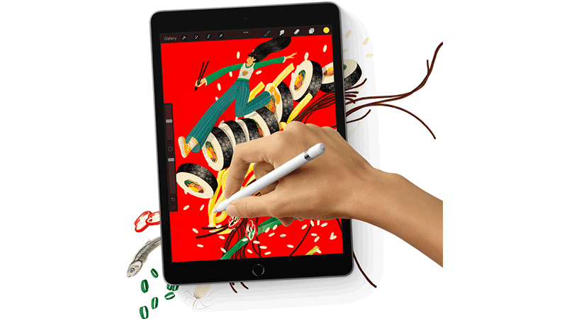 Apple iPad Gen 9 10.2 inch Apple Pencil tiện lợi