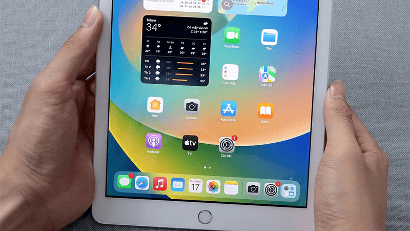 iPad Gen 5 thiết kế cân đối